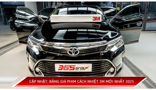 CẬP NHẬT: BẢNG GIÁ PHIM CÁCH NHIỆT 3M MỚI NHẤT 2025